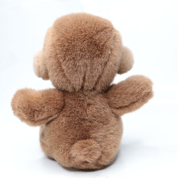 Vintage GUND 1986 Monkey Plush Toy Stuffy Ape Retro Kids Toy Brown Cream - Picture 5 of 8